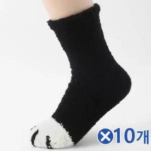 고양이손 솜방망이 임산부양말 블랙x10개 수면양말