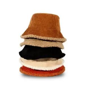 포근 버킷햇 모자 가을 겨울 벙거지 여성 골덴