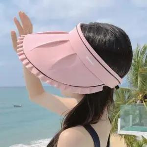 썬캡 여름모자 균형잡힌 와이드챙모자 크로스백 스트랩