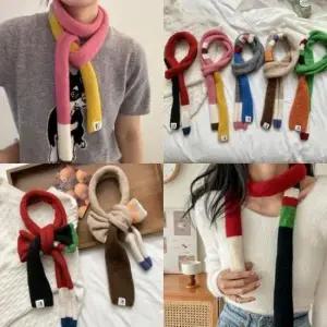 롱니트머플러 가을 겨울 목도리 여성머플러 5color