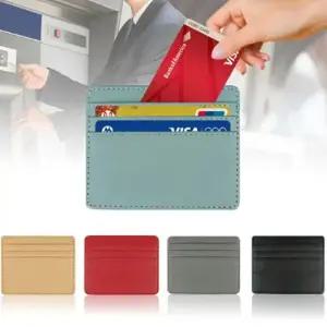 인조 가죽 교통 카드 미니 휴대용 패션 슬림 지갑 명합지갑 미니카드지갑 커플지갑