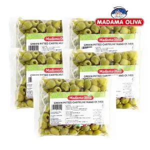 [보라티알] (냉장)마다마 냉장 피티드 그린 카스텔베트라노 올리브 800g(고형량 400g) x 5개
