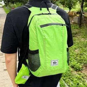 배낭 여행용백팩 여행백팩 운동 가방 여행 접이식 백팩 연그린