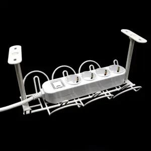 ( )테이블하단 멀티탭정리함 흰색