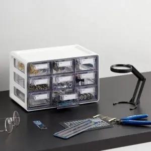 다용도 모던 사무 정리 시스템 멀티 박스 소형9단 서랍 정리함 맥스 맥스오 거나이저