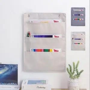 벽걸이 수납포켓 주머니 정리함 악세서리 다용도 3단 소품 월 정리대 관리 가방 옷걸이 벽수납 수납장