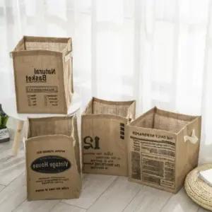 패브릭 빨래통 수거함 다용도 정리함 세탁소품 정리박스