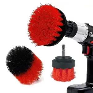 ( )전동 드릴 청소솔 화장실 욕실 바닥청소 브러쉬 크리너 3종셋 차량 타일