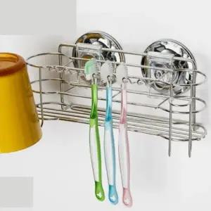 (색상 S22 와이어칫솔걸이)와이어 칫솔걸이 화장실 욕실 치약 스텐 흡착 거치대