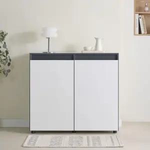 BS FB102 속깊은 다용도 수납장 990 1color 현관수납장 2단수납장 정리수납장 베란다수납장