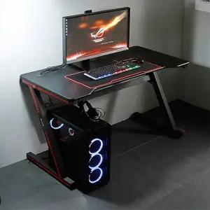 [텐스페이스]리프B PC 게이밍 컴퓨터 책상 1200 Z형 MD5170 (수도권무배)