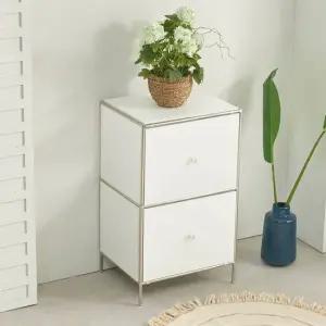 TBZ 리제이 협탁 500 2단 서랍장 수납장 선반 틈새수납장 침실서랍장