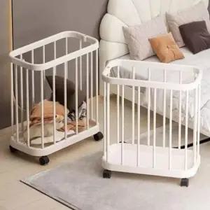 (색상4 단일상품)회전 이동식 수납 공간 정리함 수납함 빨래 세탁 바구니