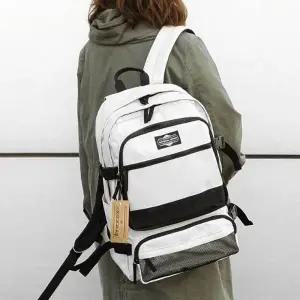 전면 지퍼포켓 백팩 학생 직장인 책가방 여행배낭_24533106