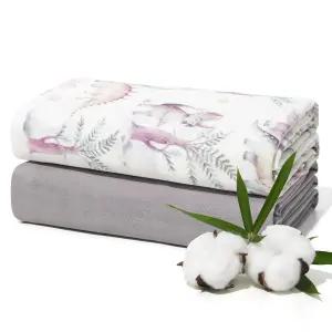 맘코지 머슬린 스패들 담요 울트라 소프트 뉴트럴 레지스트리 에센셜 정글 공룡 통기성 큰 47인치 x 신생아