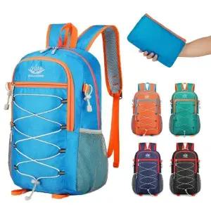 스트링 초경량 백팩 휴대용 접이식 가방 등산 배낭_24533354