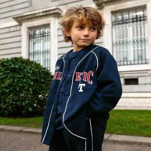 [스타터 블랙라벨 키즈]베이스볼 져지 자켓 (네이비) ST241OJK01_NVY