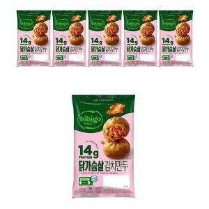 CJ 비비고 닭가슴살 김치만두 168g, 6개