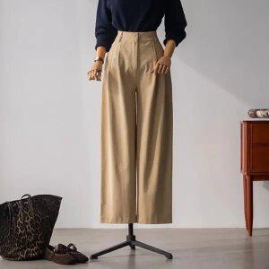 (안나앤모드) A. 아르테 트윌 핀턱 코튼 팬츠[팬츠D1222P03]