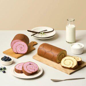 삼립 부드러운 우유 롤케익 2봉 (바닐라/블루베리/얼그레이/초코)