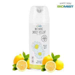 [바이오미스트] 피레트린  국화꽃성분 내성없는 살충제 내츄럴 인섹트 킬라 300ml 레몬
