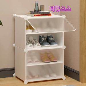 미니 신발장 현관 투명 방수 신발수납장 가벼운 야외 티류으스