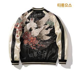 아우터 일본 자수 벨벳 스카잔 점퍼 항공점퍼 스카쟌 자켓 가을 겨울 0723 티류으스