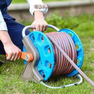 농업용 물 호스 릴 정리대 호스랙 줄 거치대 카트 티류으스