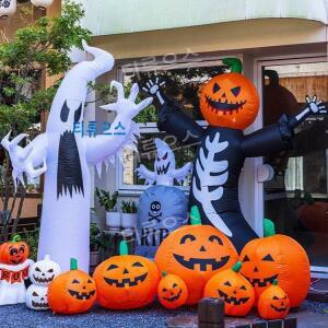 대형 할로윈 조명 장식 풍선 할로윈데이 잭오랜턴 세트 LED 소품 쇼핑몰 티류으스