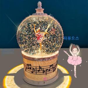 엘리뽀 오르골 발레리나오르골 조명 감성적인 스노우볼 무드등 티류으스