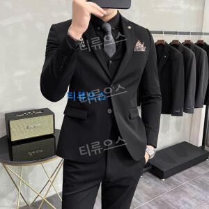 린넨 네이비 차콜 자켓 면접 남자 양복 정장 남성 블랙수트 상복 가성비 세트 검정 티