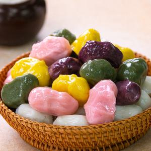 [아리울떡공방] 굳지않는 정성가득 오색 깨송편 1kg