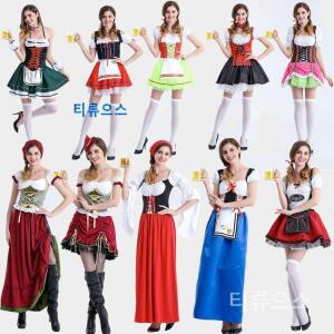 바델리아 전통 민족 원피스 무대 공연 의상 유럽 및 미국 독일 옥토버 페스트 티류으스