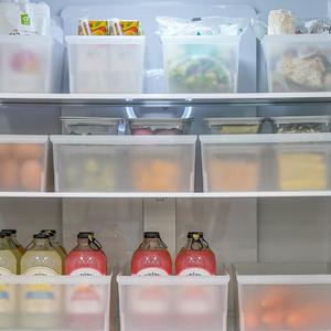 국내생산 손잡이 멀티 냉장고 정리함 트레이 대6개