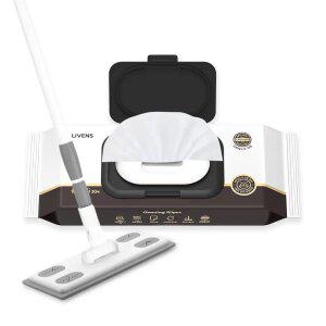 [리벤스]밀대걸레+물걸레 청소포(베이킹소다)(캡형/대형) 30매