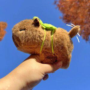 꼬리 흔드는 카피바라 팔찌 인형 손목 커플 선물 우정템 백참 거북이