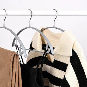 어깨뿔방지 논슬립 옷걸이 미끄럼방지 라운드 바지 니트 옷걸이 *10개