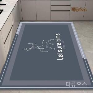 대형 규조토 주방매트 잘라쓰는 프리컷 욕실 발 매트 티류으스