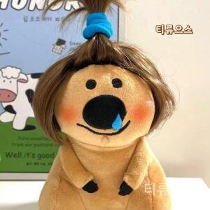 카피바라인형 미용실놀이 귀여운 인형 머리묶기 봉제인형 애착 티류으스