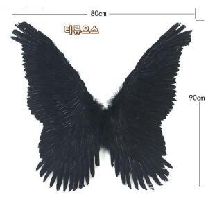 티류으스 천사날개 코스튬 천사 요정 날개 촬영소품 파티 소품60X60cm