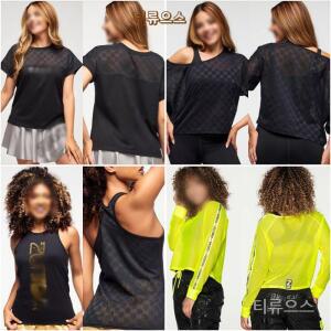 줌바 댄스복 방송 스포츠 티셔츠 에어로빅복상의 폴 단체복 긴팔티 티류으스