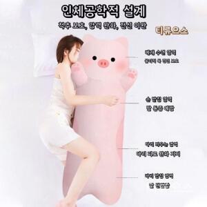 냉감 쿠션 인형 롱 동물 고양이 여름 베개 애착인영 티류으스