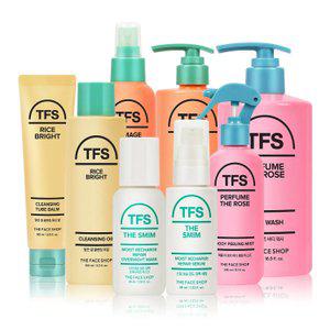 더페이스샵 맑은 쌀/스밈/퍼퓸 더 로즈/데미지 클리닉 모음 골라담기