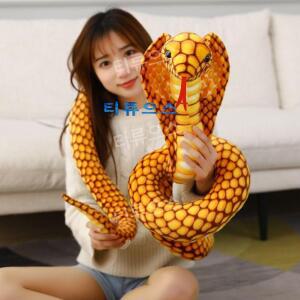 티류으스 코브라인형 뱀인형 동물인형 대형