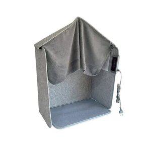 겨울 가정용 이동식 난방기 온도 조절 전기 발난로 4면 접이식 파티션형