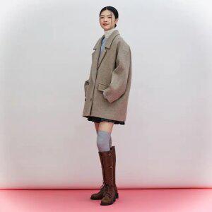 돌먼 더블 하프 코트 AQ4WTB73