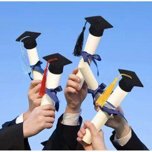 J2K 미니 학사모장식 졸업식 소품 데코 포토존 촬영소품 4p