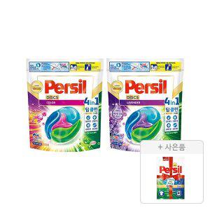 퍼실 디스크 4in1 딥클린 캡슐세제 컬러 38개입, 1개+라벤더 38개입, 1개+증정(파워젤