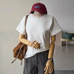 (안나앤모드) cheese 양기모 쫀득 반팔 탑[티셔츠DZZ35]