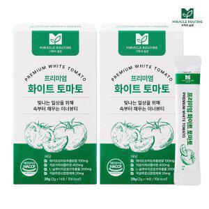 미라클루틴 프리미엄 화이트 토마토 2박스 (2gx28포) / 이너뷰티 콜라겐 글루타치온